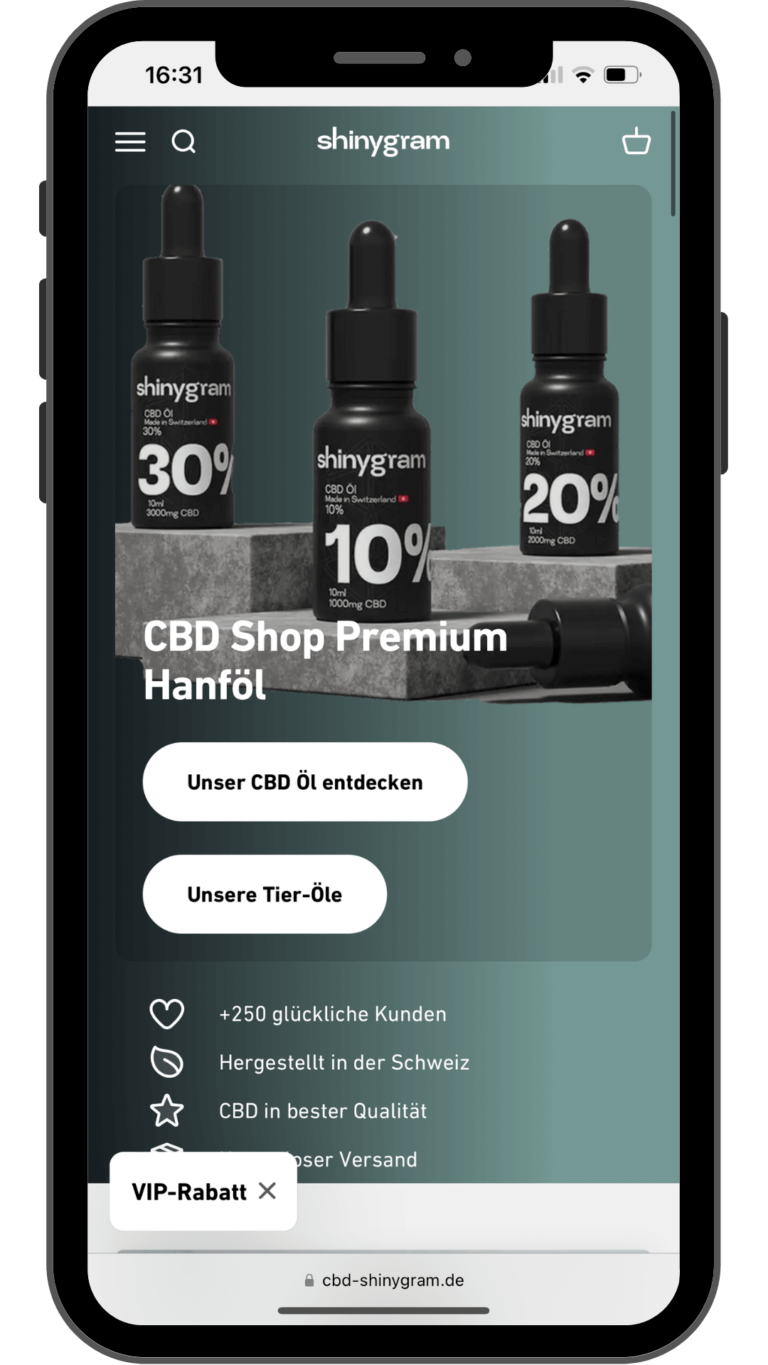 CBD Öle hergestellt in der Schweiz EU