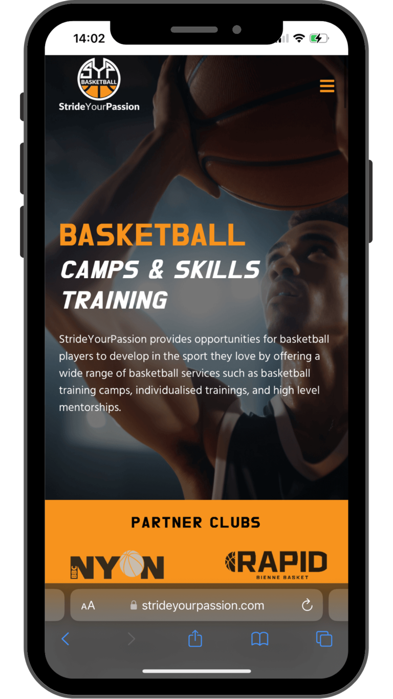 strideyourpassion basketball schweiz