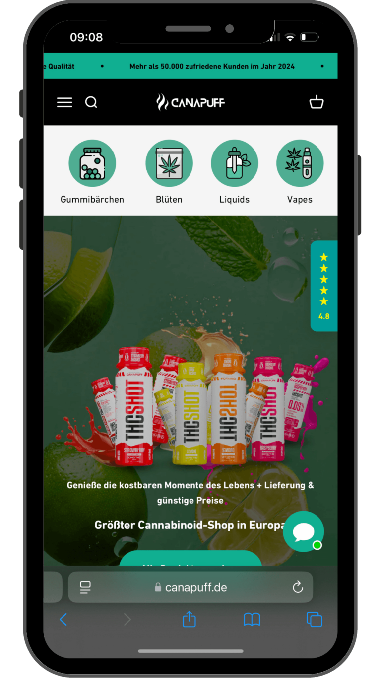 Canapuff Klient von Rankist