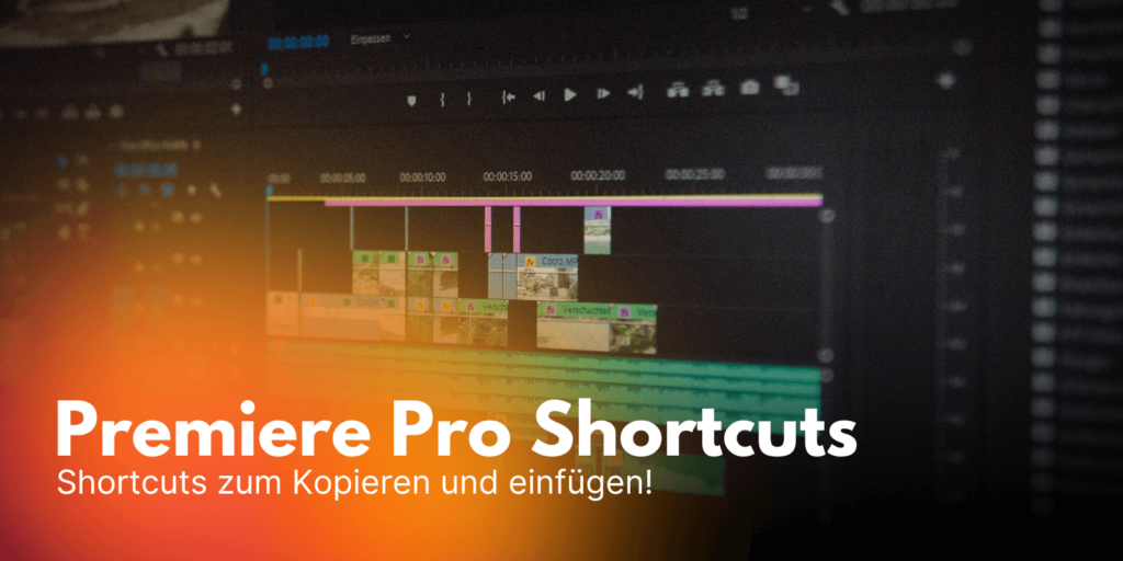 Tastaturbefehle Premiere Pro: Die wichtigsten Shortcuts für schnelleres Arbeiten