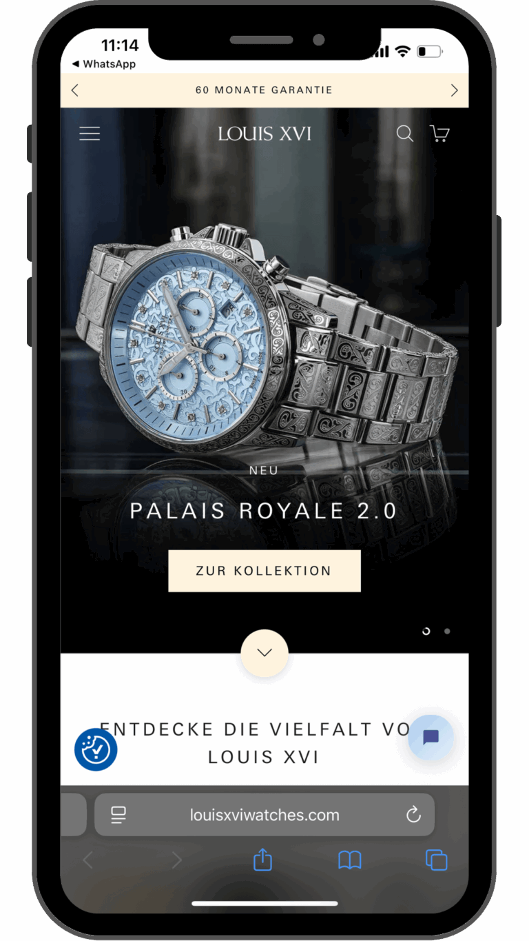 louisxvi_uhren_herrenuhren_premium_shop_wordpress_elementor_webdevelopment_seo_ranking_webdesignagentur_onlineshop_rankist