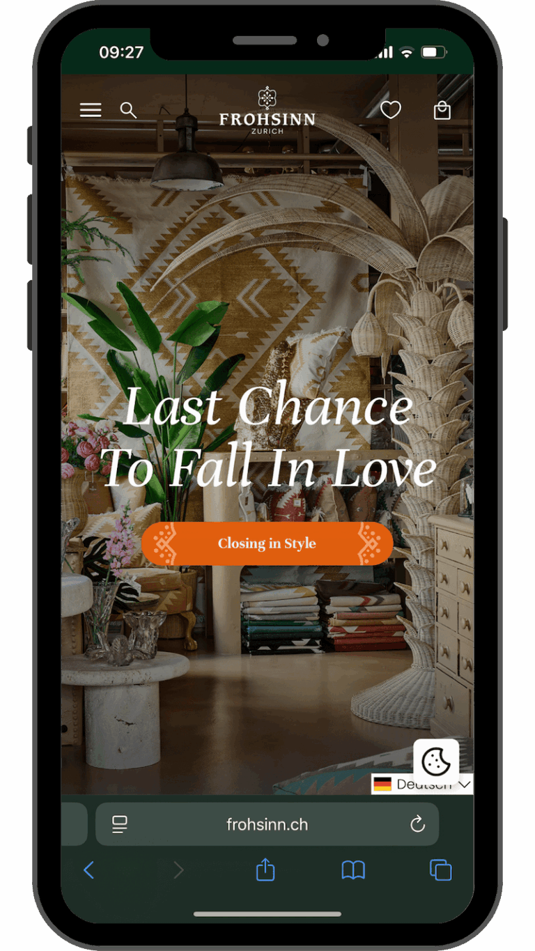 frohsinn zürich shop